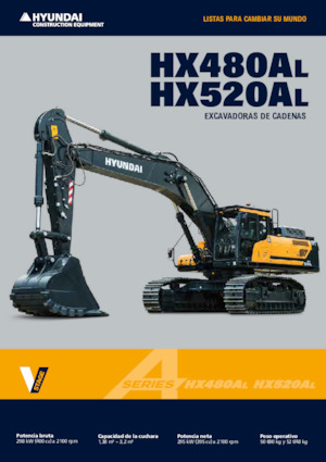 क्रॉलर एक्सकेवेटर Hyundai HX520AL
