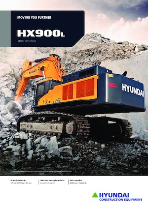 क्रॉलर एक्सकेवेटर Hyundai HX900L