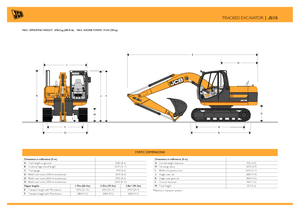 क्रॉलर एक्सकेवेटर JCB JS 115 L