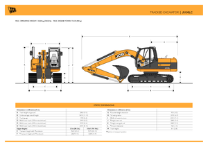 क्रॉलर एक्सकेवेटर JCB JS 130 LC