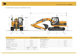 क्रॉलर एक्सकेवेटर JCB JS 145 LC