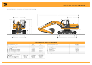 क्रॉलर एक्सकेवेटर JCB JS 160 LC