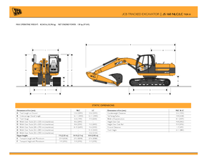 क्रॉलर एक्सकेवेटर JCB JS 160 LC
