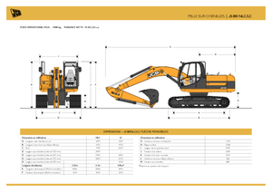 क्रॉलर एक्सकेवेटर JCB JS 180 LC