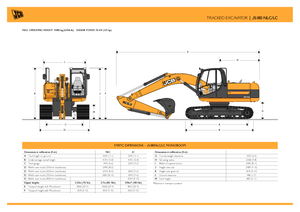 क्रॉलर एक्सकेवेटर JCB JS 180 LC