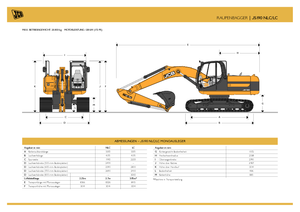 क्रॉलर एक्सकेवेटर JCB JS 190 L TAB
