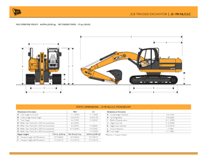 क्रॉलर एक्सकेवेटर JCB JS 190 L TAB