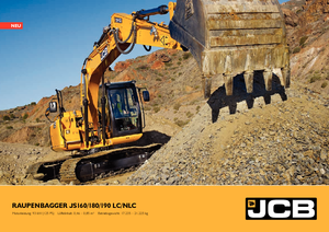 क्रॉलर एक्सकेवेटर JCB JS180 LC
