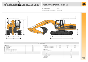 क्रॉलर एक्सकेवेटर JCB JS 210 L
