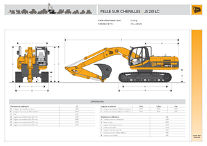क्रॉलर एक्सकेवेटर JCB JS 210 LC