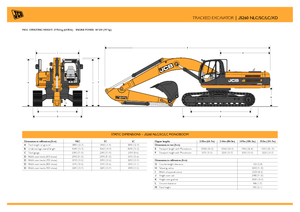क्रॉलर एक्सकेवेटर JCB JS 260 XD