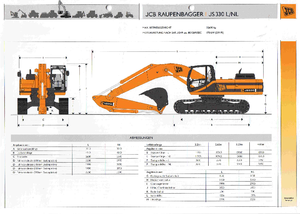 क्रॉलर एक्सकेवेटर JCB JS 330