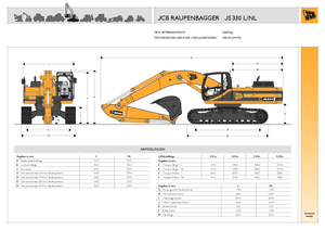 क्रॉलर एक्सकेवेटर JCB JS 330 NL TAB