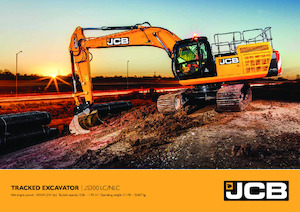 क्रॉलर एक्सकेवेटर JCB JS300 LC