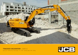 क्रॉलर एक्सकेवेटर JCB JS305