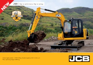 क्रॉलर एक्सकेवेटर JCB JS81