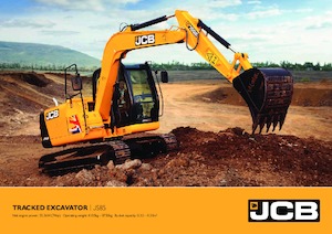 क्रॉलर एक्सकेवेटर JCB JS85