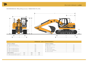 क्रॉलर एक्सकेवेटर JCB JZ 140 L