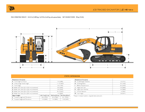 क्रॉलर एक्सकेवेटर JCB JZ 140 L