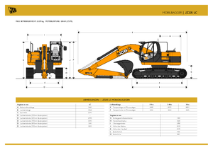 क्रॉलर एक्सकेवेटर JCB JZ 235 LC