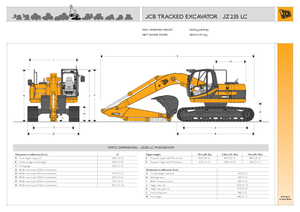 क्रॉलर एक्सकेवेटर JCB JZ 235 LC