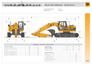 क्रॉलर एक्सकेवेटर JCB JZ 255 L TAB