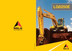 क्रॉलर एक्सकेवेटर SDLG LG6250E 