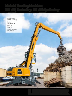 मटेरियल हैंडलर Liebherr LH 50 C High Rise Port Litronic