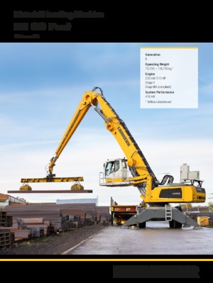 मटेरियल हैंडलर Liebherr LH 80 C Gantry Port Litronic