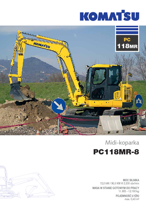 क्रॉलर एक्सकेवेटर Komatsu PC118MR-8