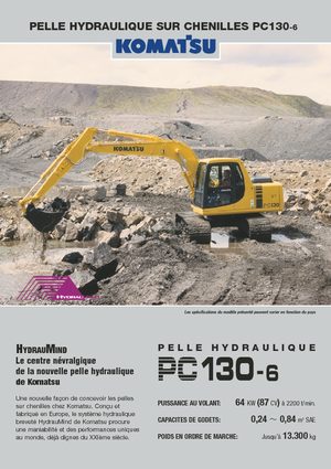 क्रॉलर एक्सकेवेटर Komatsu PC130-6