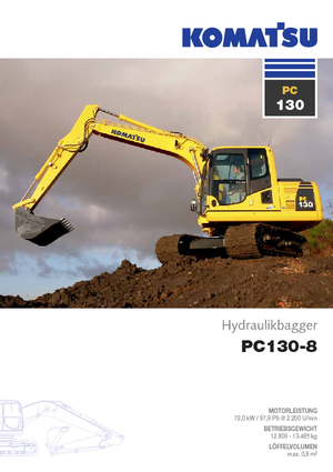 क्रॉलर एक्सकेवेटर Komatsu PC130-8
