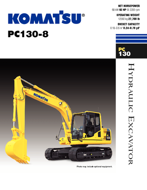क्रॉलर एक्सकेवेटर Komatsu PC130-8
