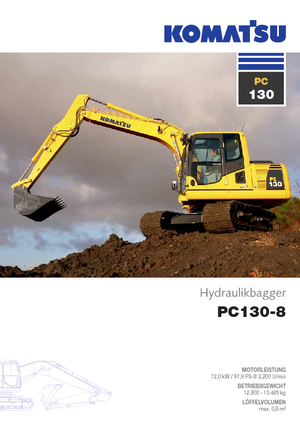 क्रॉलर एक्सकेवेटर Komatsu PC130-8