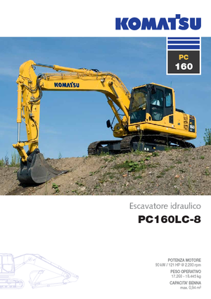 क्रॉलर एक्सकेवेटर Komatsu PC160LC-8