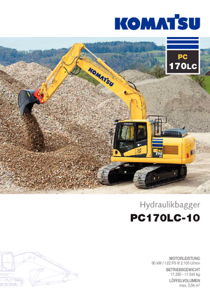 क्रॉलर एक्सकेवेटर Komatsu PC170LC-10