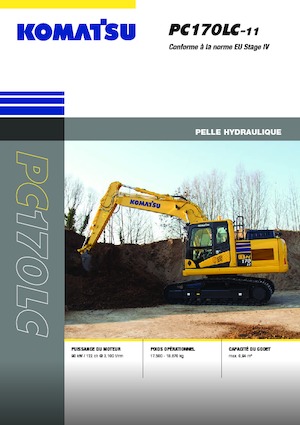 क्रॉलर एक्सकेवेटर Komatsu PC170LC-11