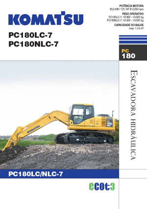 क्रॉलर एक्सकेवेटर Komatsu PC180LC-7