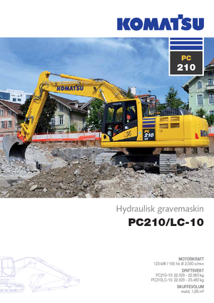 क्रॉलर एक्सकेवेटर Komatsu PC210LC-10