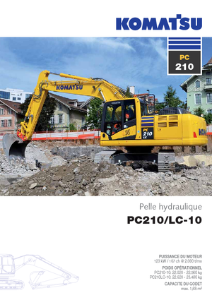 क्रॉलर एक्सकेवेटर Komatsu PC210LC-10
