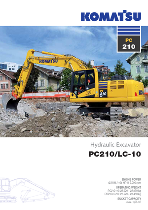 क्रॉलर एक्सकेवेटर Komatsu PC210LC-10