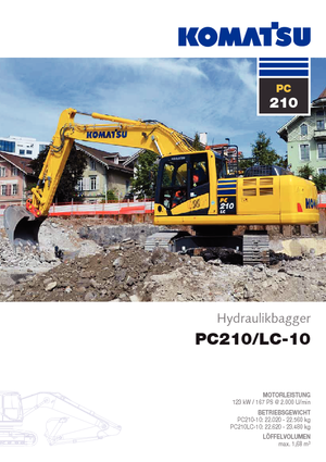 क्रॉलर एक्सकेवेटर Komatsu PC210LC-10