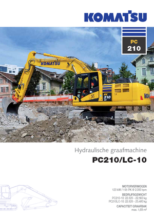क्रॉलर एक्सकेवेटर Komatsu PC210LC-10