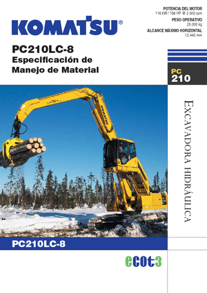 क्रॉलर एक्सकेवेटर Komatsu PC210LC-8
