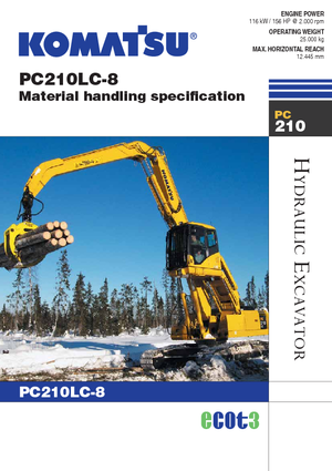 क्रॉलर एक्सकेवेटर Komatsu PC210LC-8