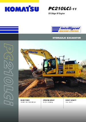 क्रॉलर एक्सकेवेटर Komatsu PC210LCi-11E0