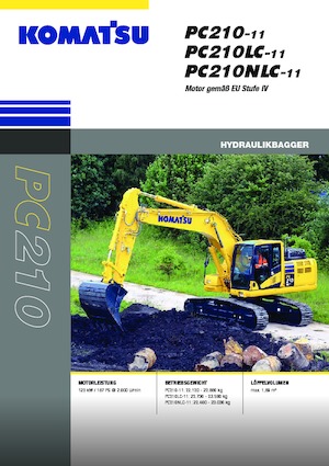 क्रॉलर एक्सकेवेटर Komatsu PC210NLC-11E0