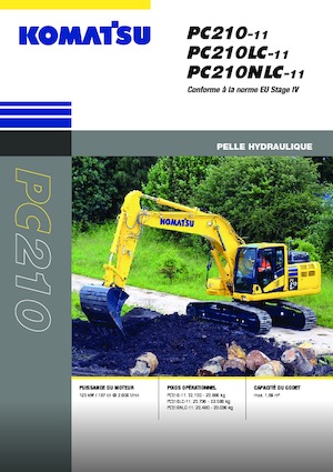 क्रॉलर एक्सकेवेटर Komatsu PC210NLC-11E0