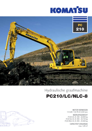 क्रॉलर एक्सकेवेटर Komatsu PC210NLC-8