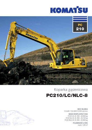 क्रॉलर एक्सकेवेटर Komatsu PC210NLC-8SLF